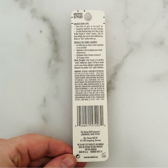 Bonne Bell Y2K Hype Cherry Strawberry Clic-It Clear Shine Lip Gloss- NIB - Picture 4 of 6